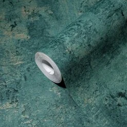 Vliestapete Beton Optik Petrol A.S. Creation 38823-5