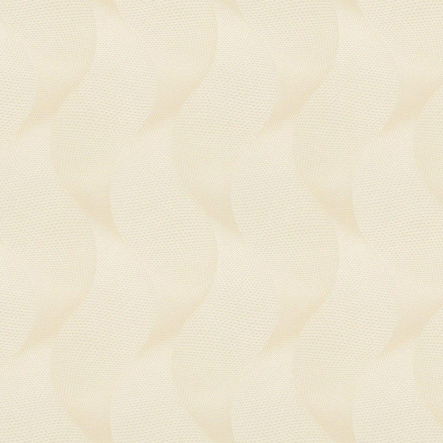 Colani Vliestapete Legend Welle 3D Creme Glanz 59806