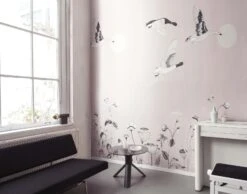 Fototapete Natur Blumen Floral Rosa Schwarz Onszelf 532012