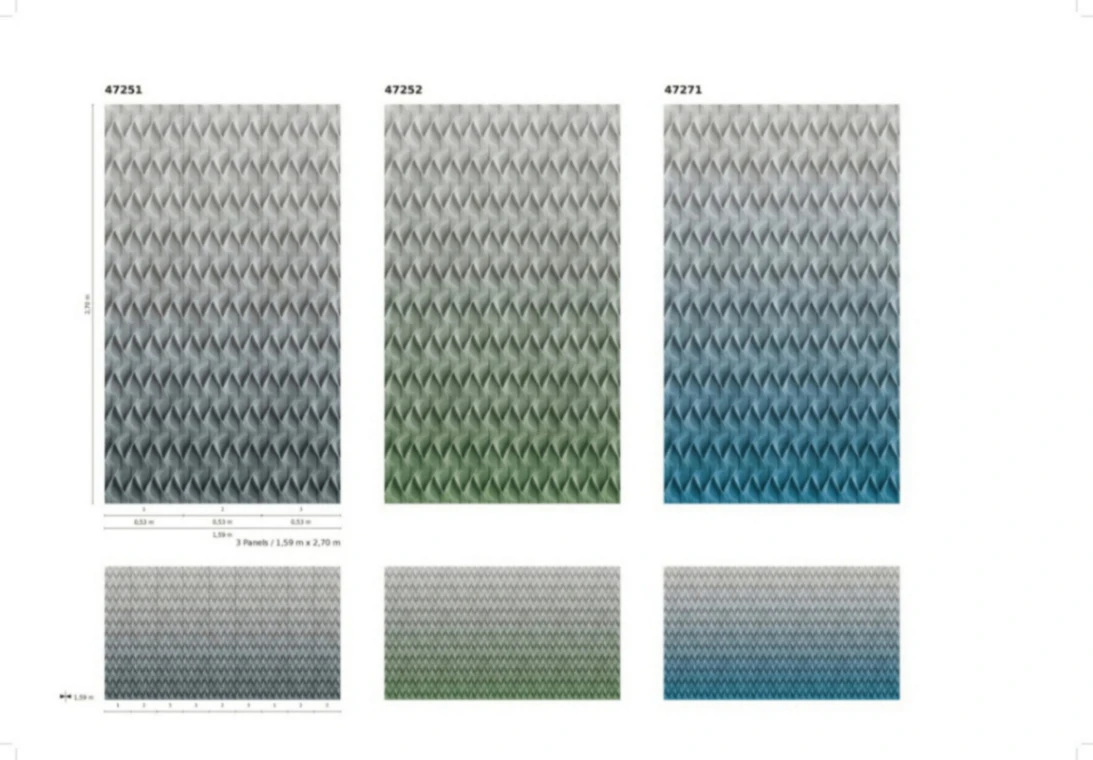 Fototapete Vlies 3D Wellen Grafisch Grau 47251 – Bild 3