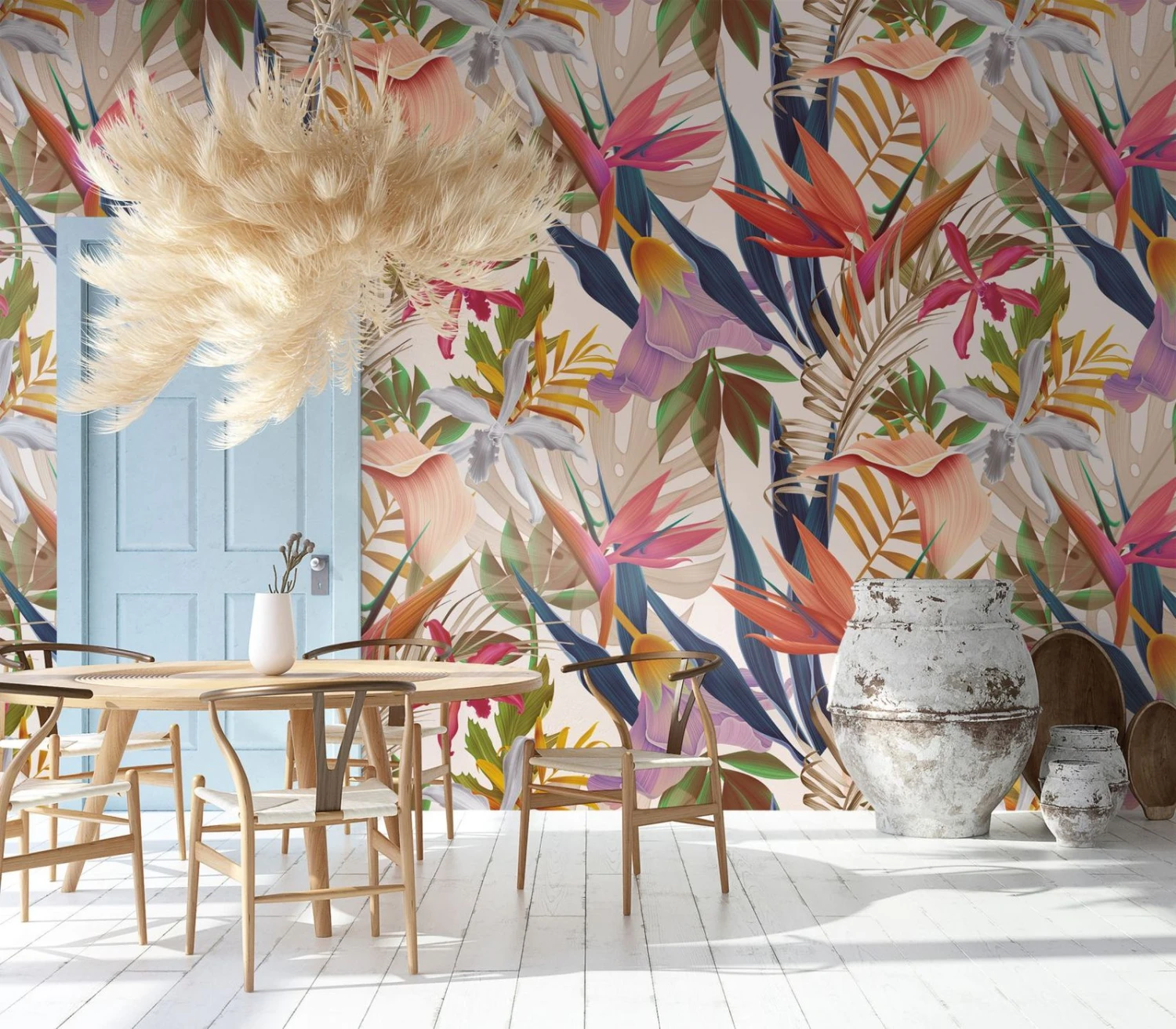 Fototapete Floral Dschungel Glööckler Tapete Beige 33434