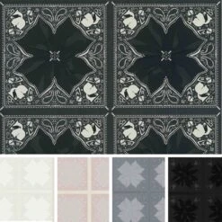 A.S. Creation Karl Lagerfeld Designer Vliestapete Quadrat Blume