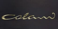 Colani Dekoelement Marburg Schriftzug Gold 76970
