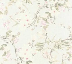 A.S. Creation Michalsky Tapete Vlies Blüten Floral Grau Grün 36498-1