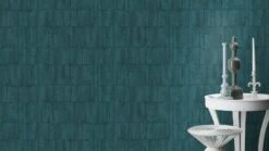 Tapete Barbara Home Collection Putzoptik Petrol