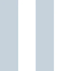 Tapete Kinder Blockstreifen Hellblau Weiß 005473