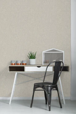 Tapete Kretschmer Deluxe Struktur Uni Beige-grau 41000-90