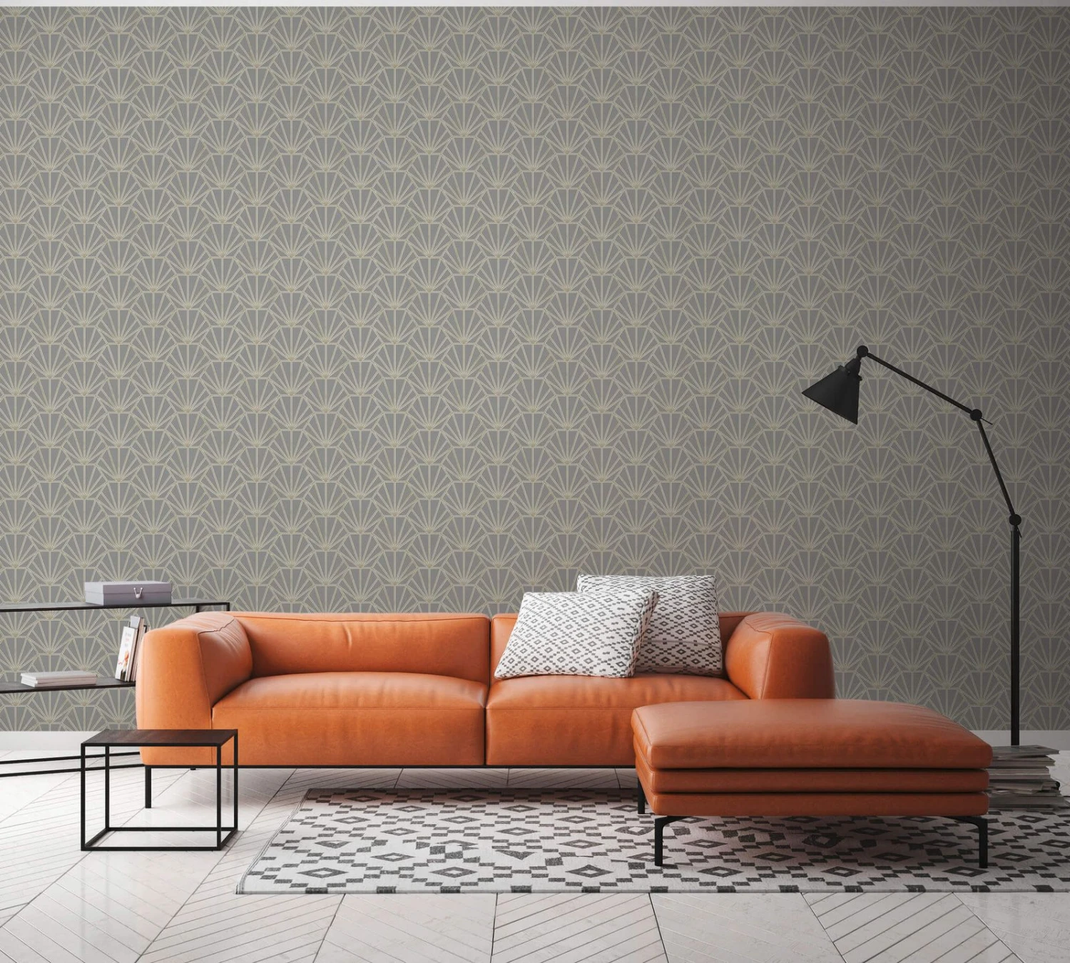 A.S. Creation Tapete Vlies 37528-5 Ornamente Grau Gold Weiß – Bild 6