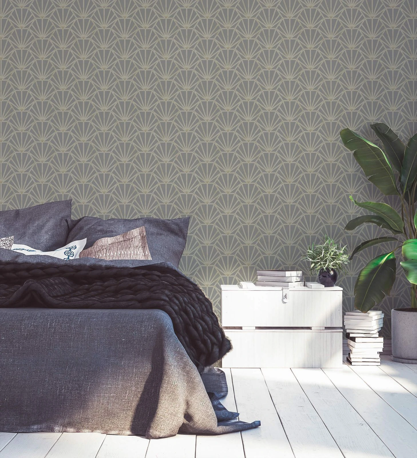 A.S. Creation Tapete Vlies 37528-5 Ornamente Grau Gold Weiß – Bild 5