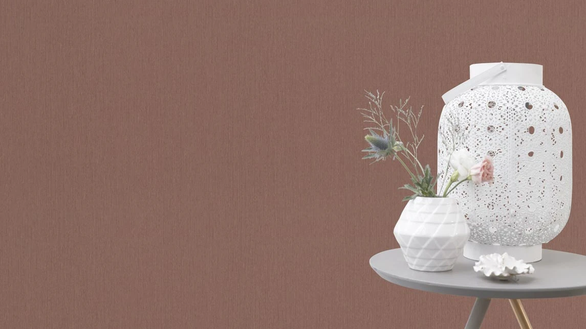 Barbara Home Vliestapete Einfarbig Weinrot 537185 – Bild 3