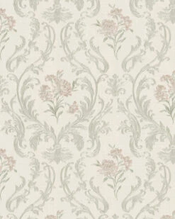Tapete Vlies Damast Floral Creme Gold Glanz 30603