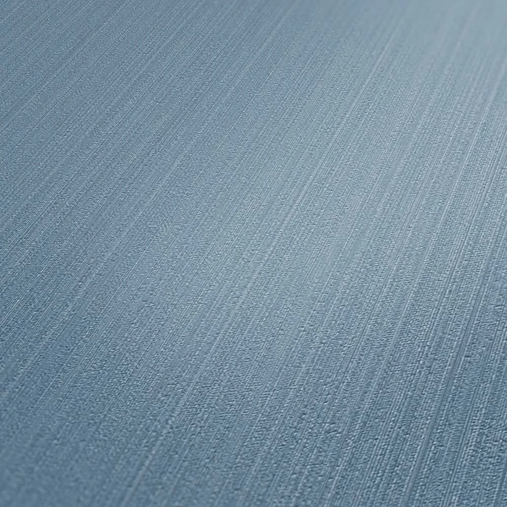 Tapete Vlies Einfarbig Streifen Blau 38098-7 – Bild 3