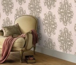 Tapete Vlies Elle Ornament Rosa Glitzer 10154-05