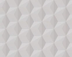 Tapete Vlies Grafisch Grau Livingwalls 96255-1