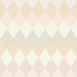 Tapete Vlies Karo Retro Braun Grau World Wide Walls 148680