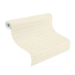 Tapete Vlies Rasch Raute 3D Grau-beige Metallic 428407