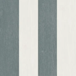 Tapete Vlies Rasch Holz Streifen Blau Cremegrau 021015