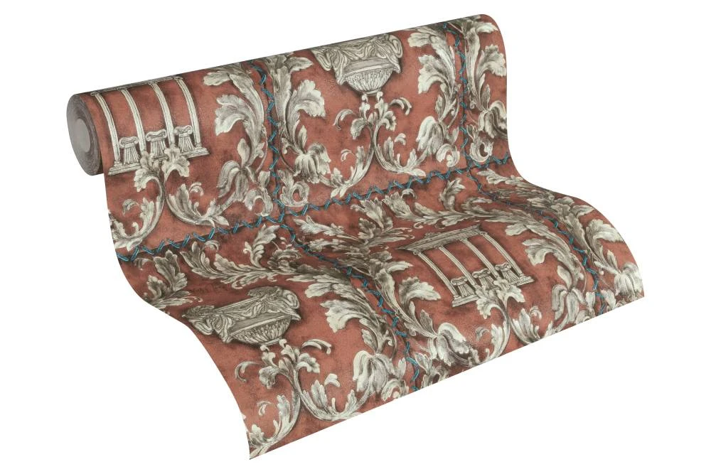 Wolfgang Joop Tapete Tempel Antik Braun Glitzer 34086-5 – Bild 2