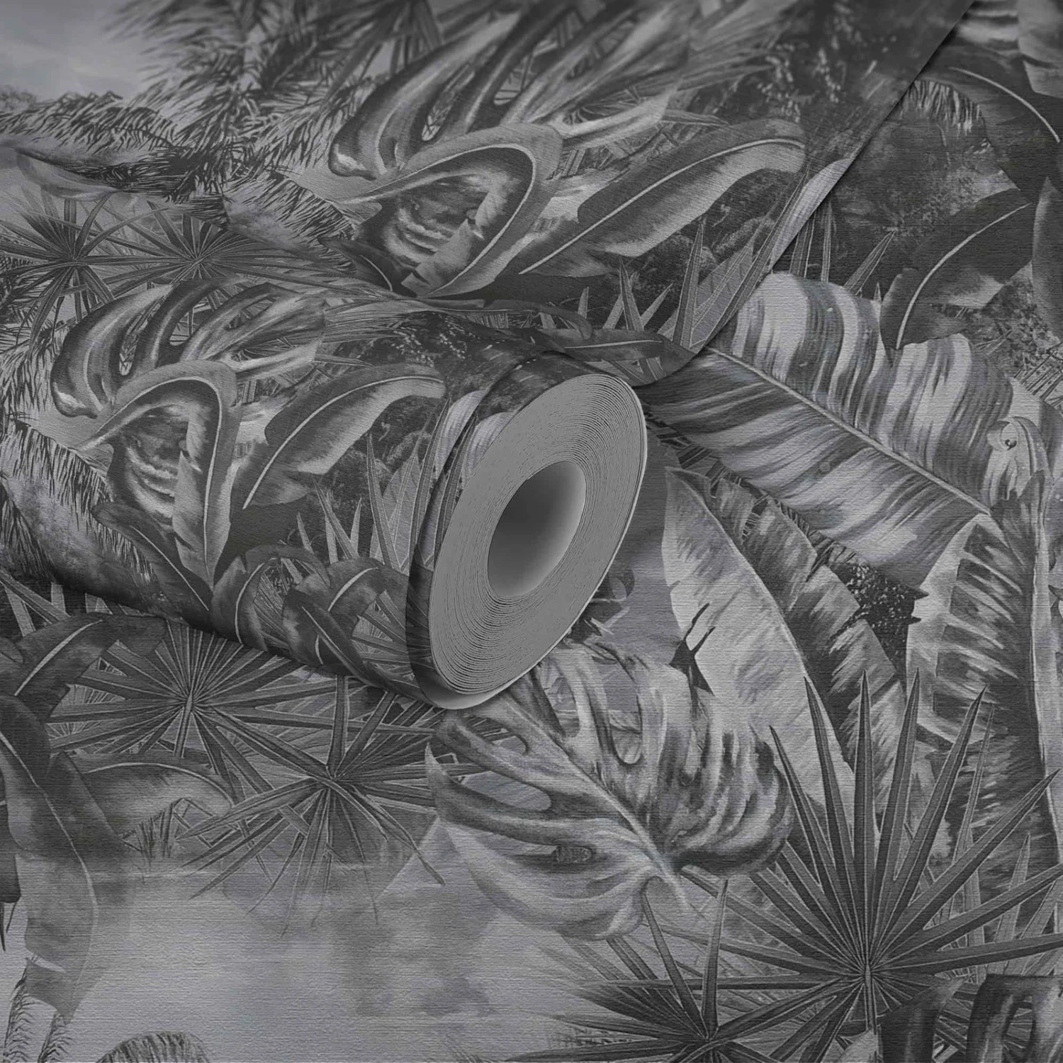 A.S. Creation Tapete Vlies Dschungel Blätter Grau 38356-4 – Bild 4