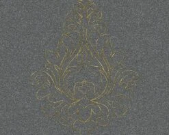 Tapeten Panel Architects Paper Schwarz Glanz 96982-4