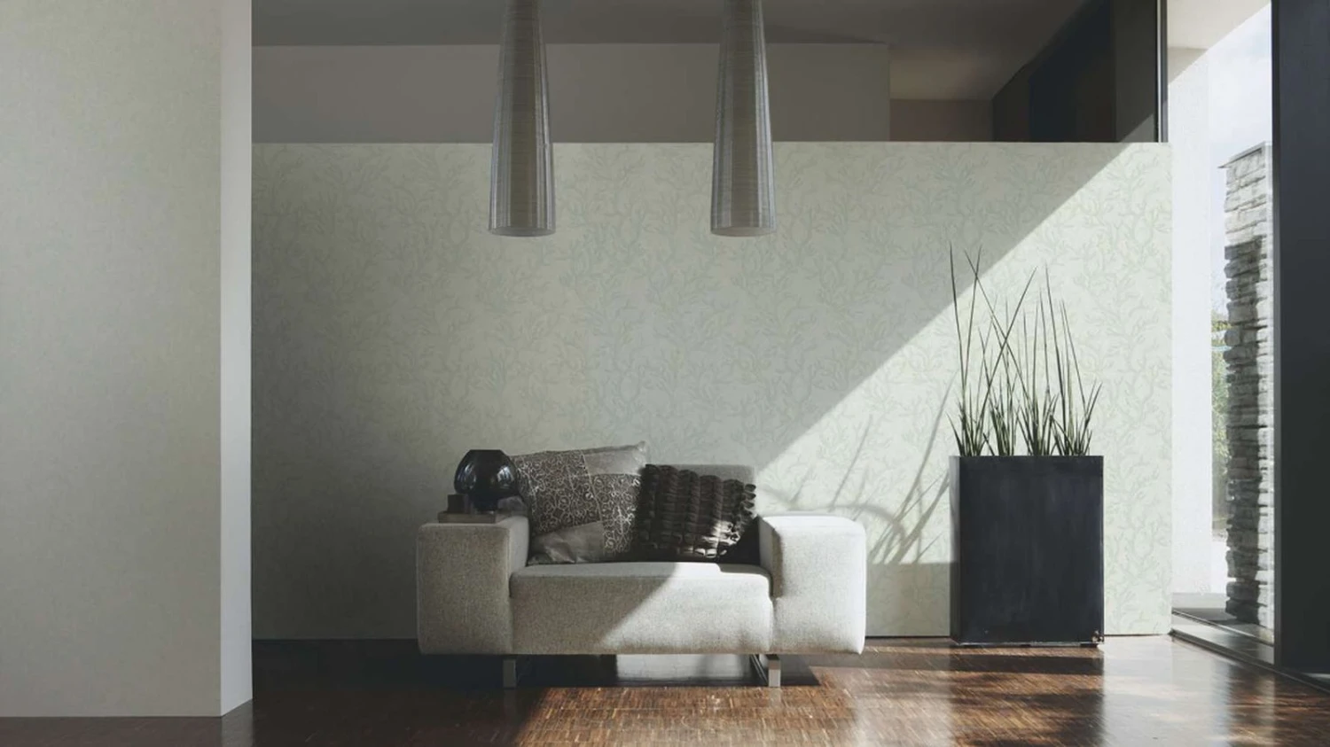 Versace Home Tapete Korallen Grün Weiß Glanz 34497-3 – Bild 3