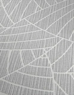 Vinyltapete Grafik Dreiecke Grau Silber Glitzer 5427-10