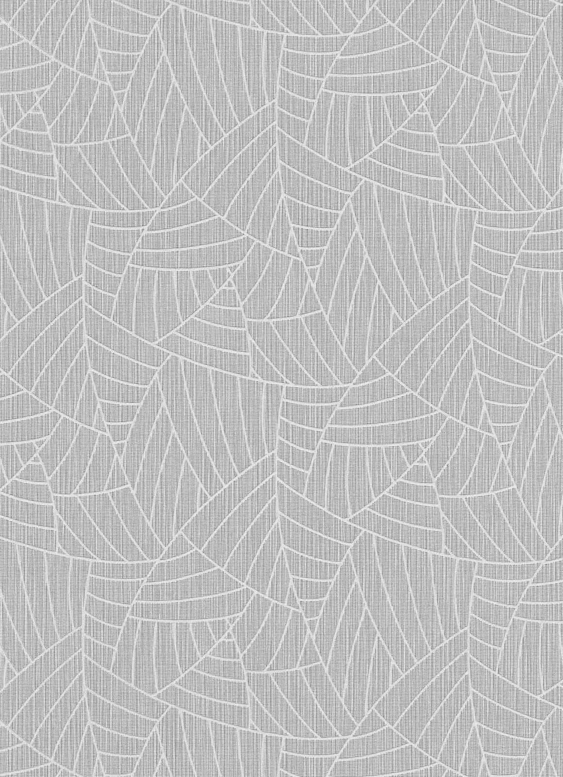 Vinyltapete Grafik Dreiecke Grau Silber Glitzer 5427-10 – Bild 2