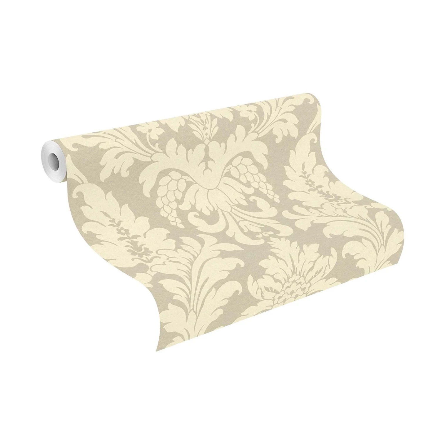 Vlies Tapete Barock Beigegold Creme Rasch 525427 – Bild 2