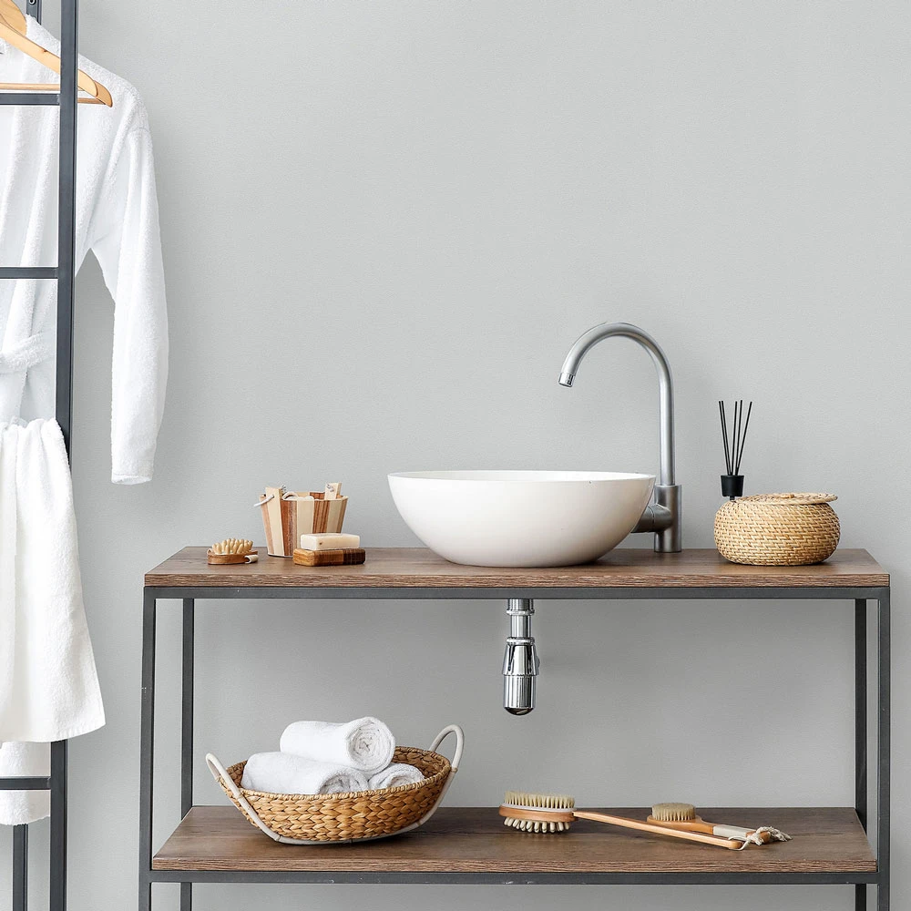 Vliestapete Elle Strukturiert Uni Hellgrau 10335-31 â Bild 5