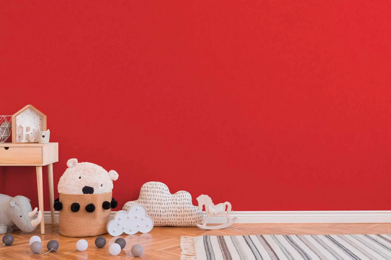A.S. Creation Vliestapete Kinder Uni-Design Rot 38324-2 – Bild 3